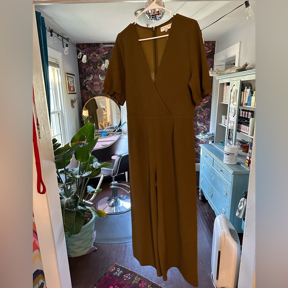Madewell olive jumpsuit never worn!